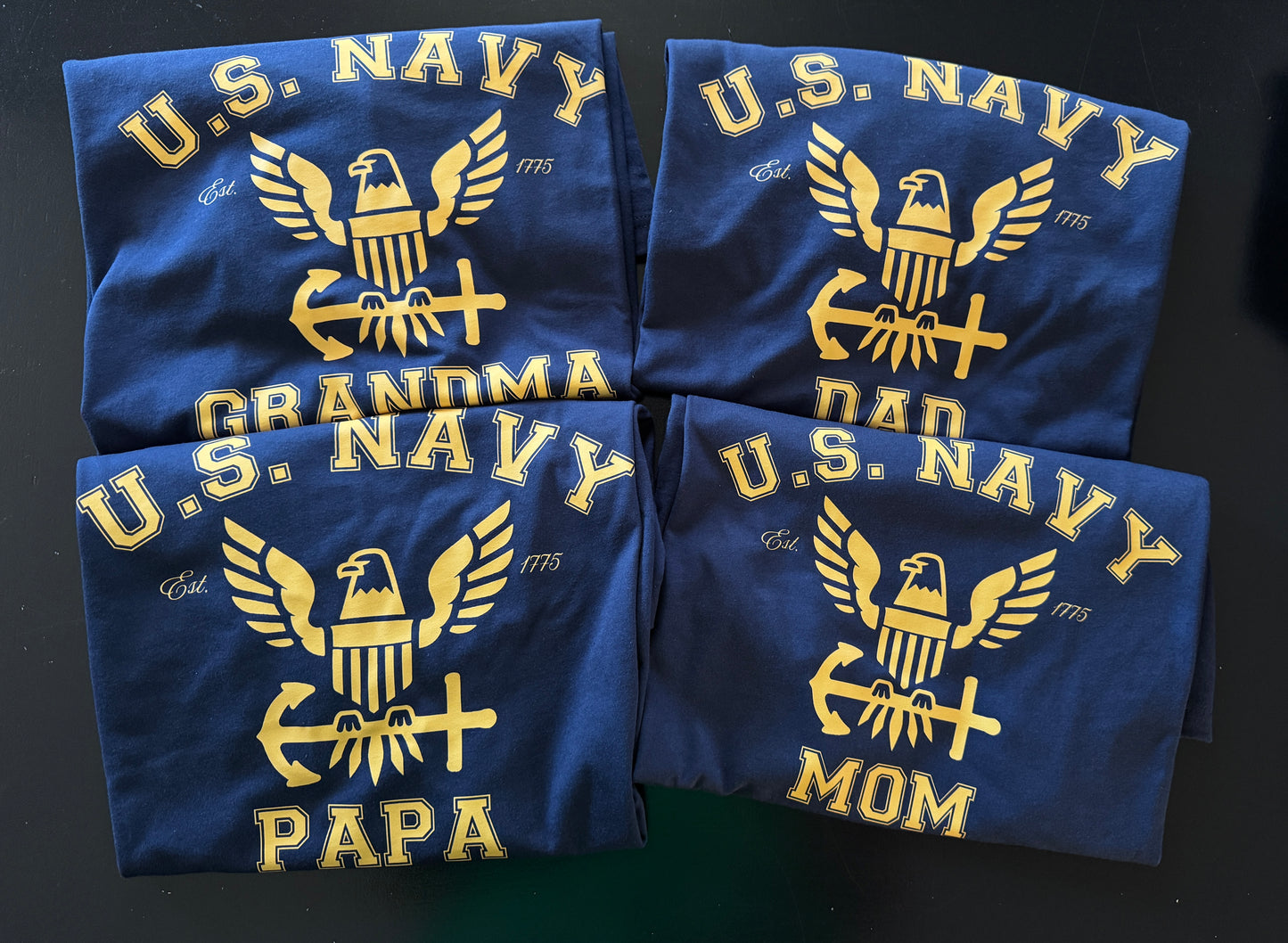 Navy Mom or Dad Sweatshirt, Navy Mom or Dad Hoodie, Navy Parent shirts, Navy Graduation Gear, Support your Navy Graduate, Navy Graduation