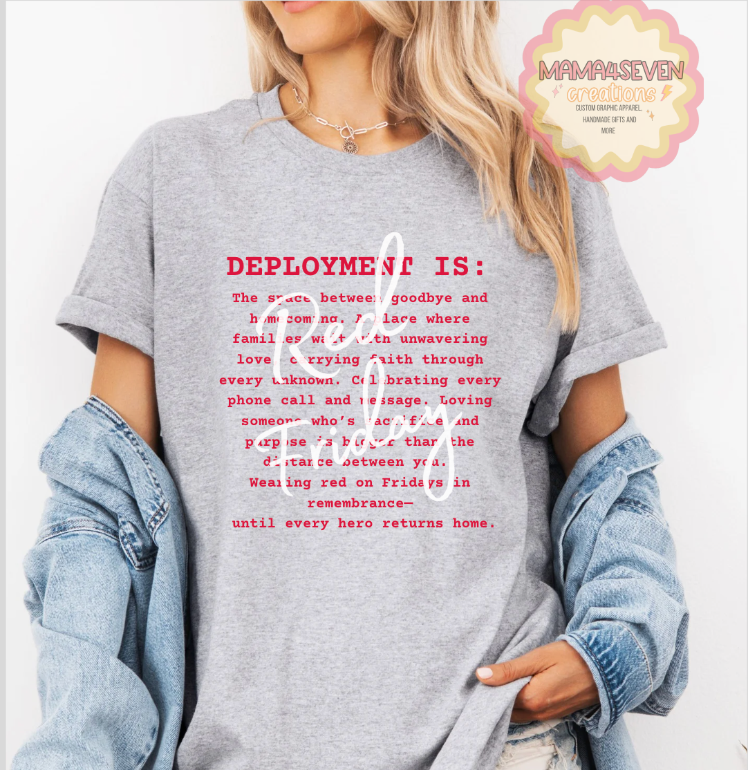 Military Deployment - Remember Everyone Deployed shirts R.E.D. tees
