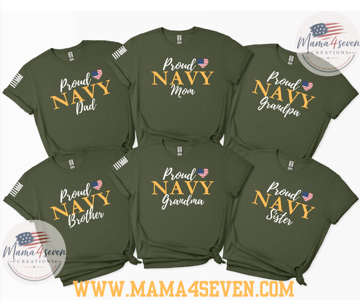 Proud Navy Family Support Graduation Apparel