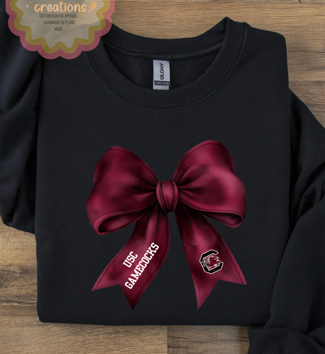 Gamecock Coquette Bow shirts