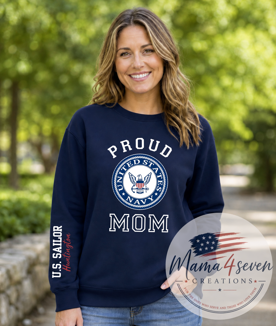 Proud NAVY Family Logo shirt