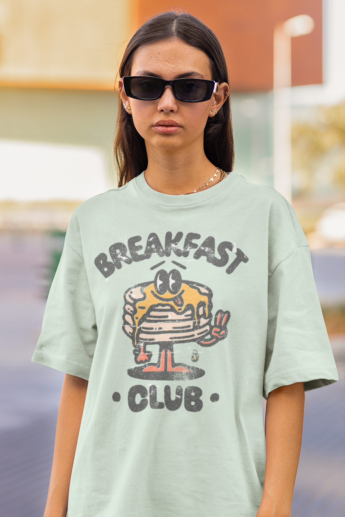 Breakfast Club Aesthetic Bohemian Retro Vintage Comfort Colors Graphic Tee Oversized Retro Graphic Tee Grunge Hippie Boho Graphic