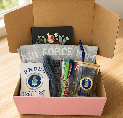 Military Family Gift Box, Navy, Marine, Air Force, Space Force, Army, Coast Guard