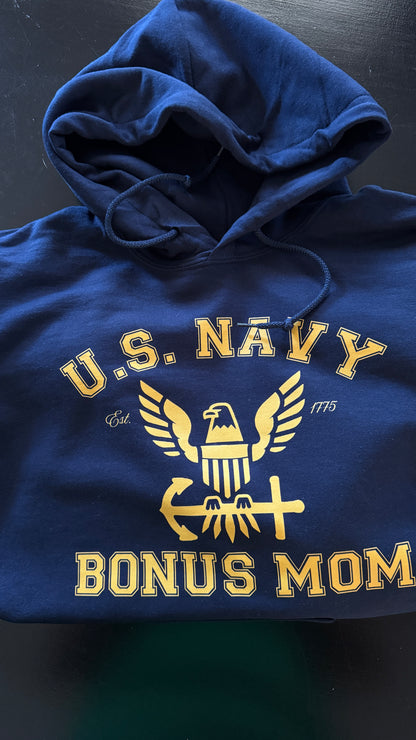 Navy Mom or Dad Sweatshirt, Navy Mom or Dad Hoodie, Navy Parent shirts, Navy Graduation Gear, Support your Navy Graduate, Navy Graduation