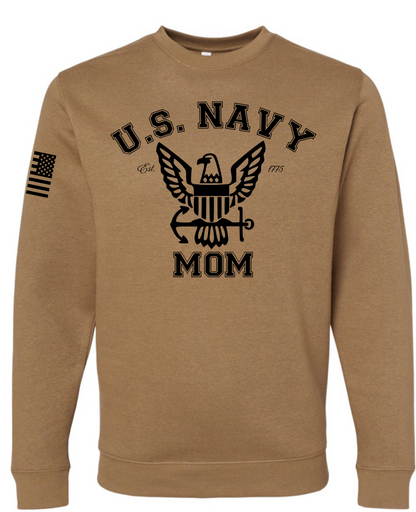 Navy Mom or Dad Sweatshirt, Navy Mom or Dad Hoodie, Navy Parent shirts, Navy Graduation Gear, Support your Navy Graduate, Navy Graduation