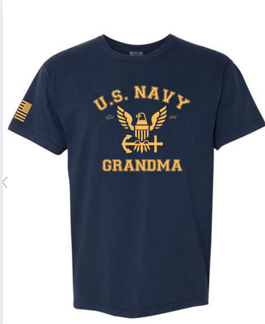Proud Navy Family Apparel, Youth sizing