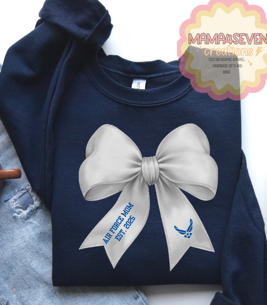AIR FORCE Family Coquette Bow shirt