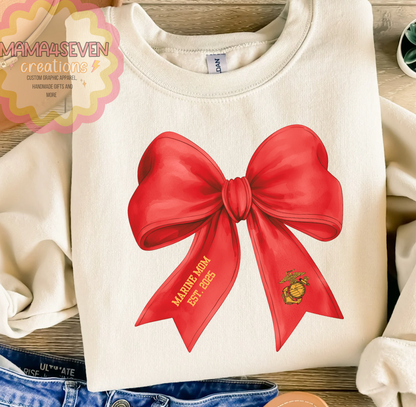 Marine Family Coquette Bow shirt