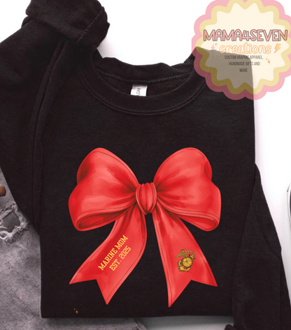 Marine Family Coquette Bow shirt