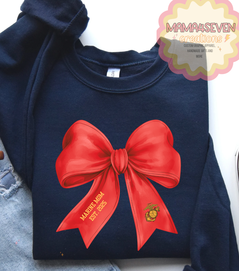 Marine Family Coquette Bow shirt