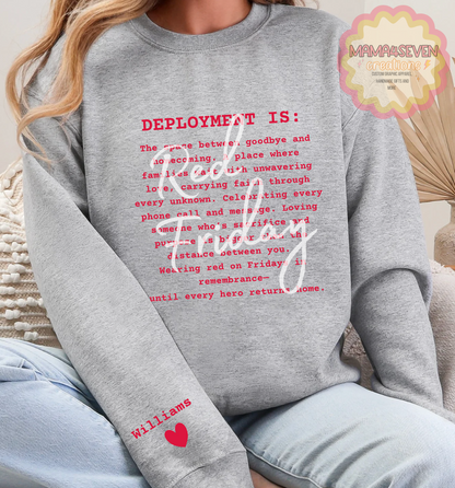 Military Deployment - Remember Everyone Deployed shirts R.E.D.