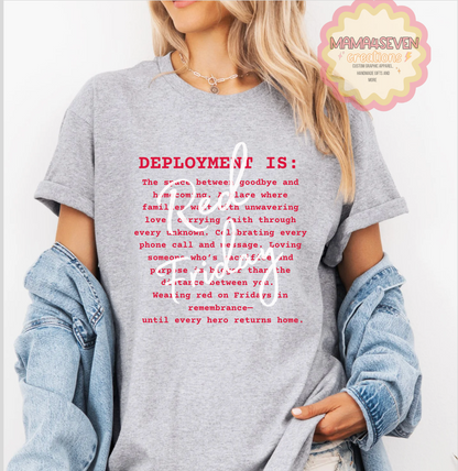 Military Deployment - Remember Everyone Deployed shirts R.E.D. tees