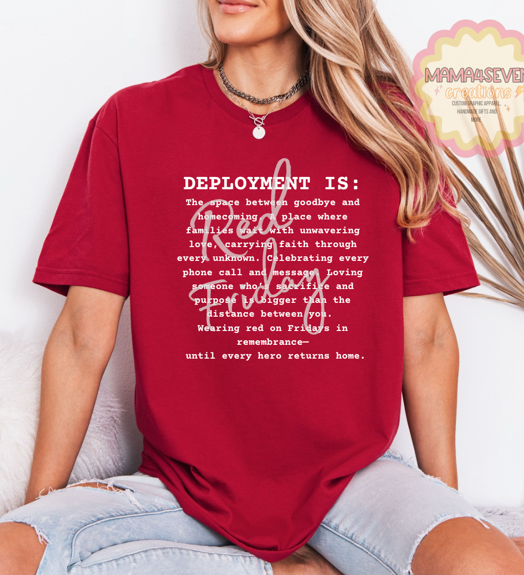 Military Deployment - Remember Everyone Deployed shirts R.E.D. tees