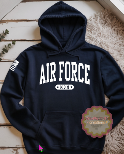Air Force Family Graduation Block Style Letter shirts