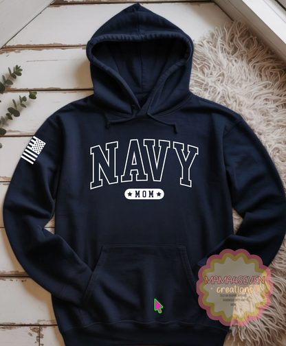 Proud Navy Family Matching Graduation Shirt, Navy Mom or Dad Hoodie, Navy Parent shirts, Navy Graduation Gear, Support your Navy Graduate, Navy Graduation