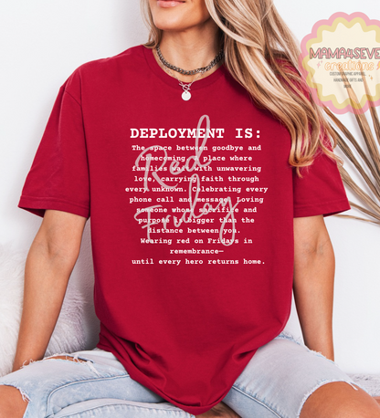 Military Deployment - Remember Everyone Deployed shirts R.E.D. tees