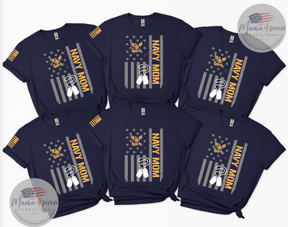 Navy Family Flag with Dog Tags