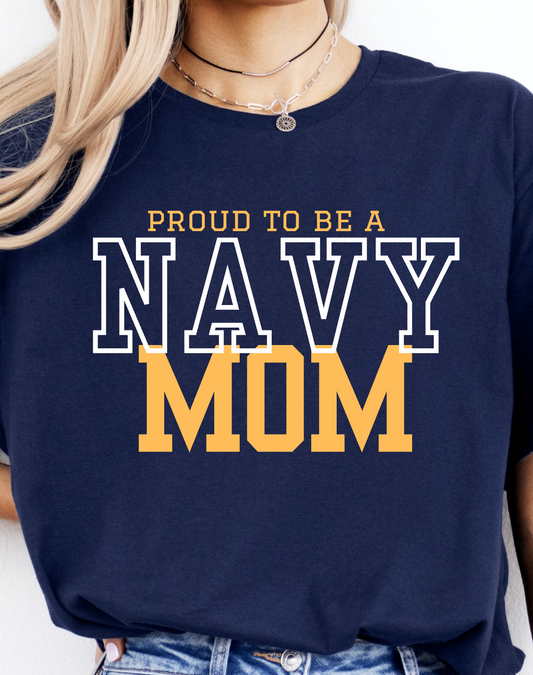 Proud To Be  Navy Family Support Graduation Apparel